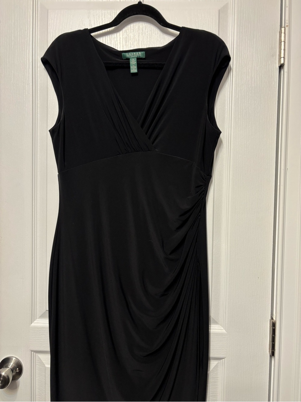 Ralph Lauren Black Cap Sleeve Dress